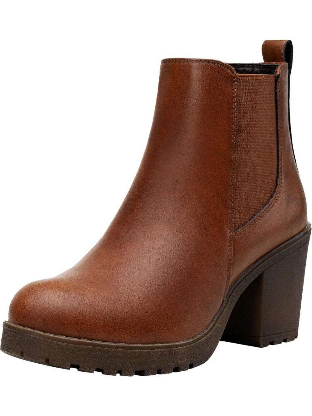 Stylish Women's Chunky Block Heel Platform Chelsea Ankle Boots for Fall